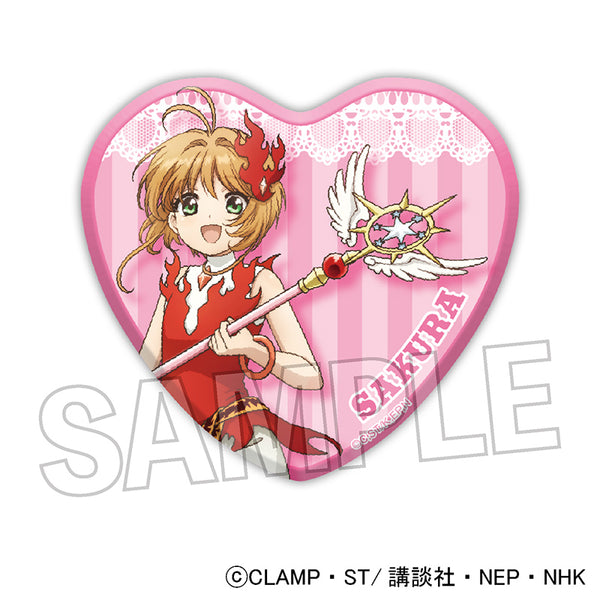 カードキャプターさくら クロウカードめくり 缶バッジ スピネル カード