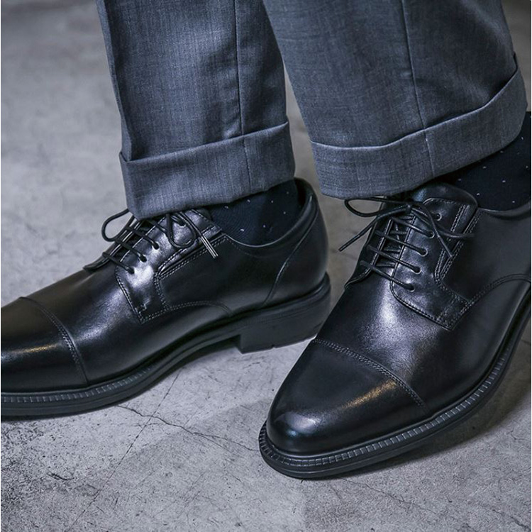 texcy luxe】テクシーリュクス ラウンドトゥ メンズビジネスシューズ