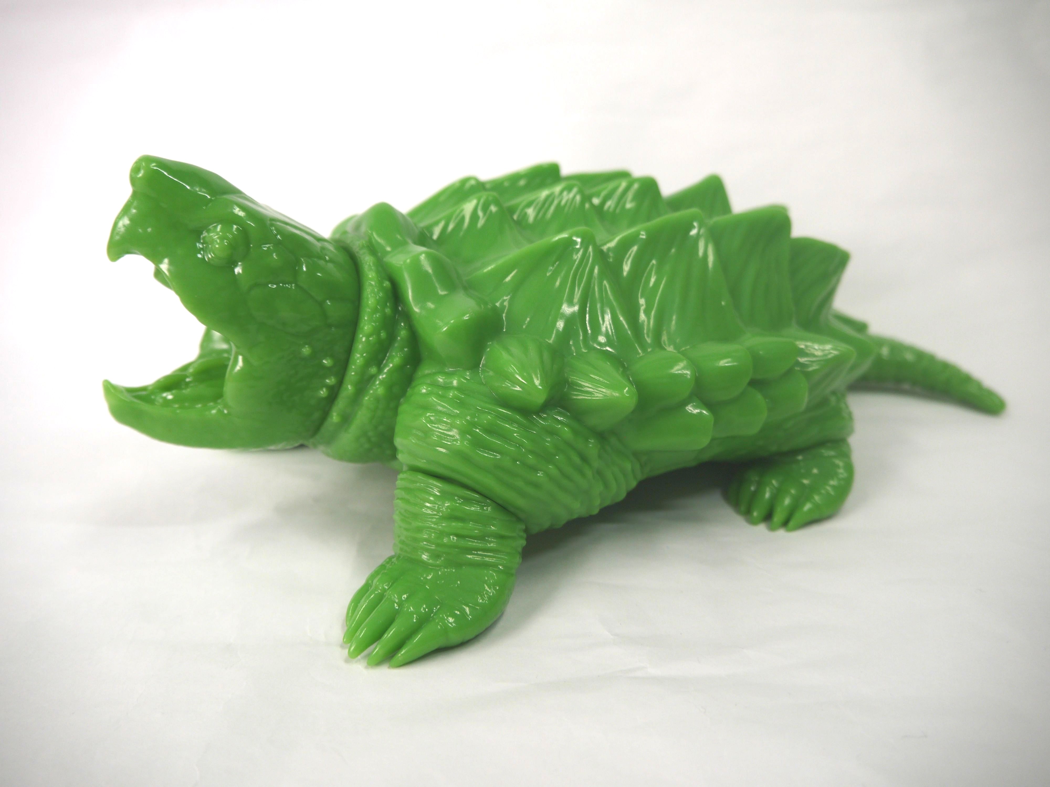 サンプラ：ワニガメ BIGソフビフィギュア