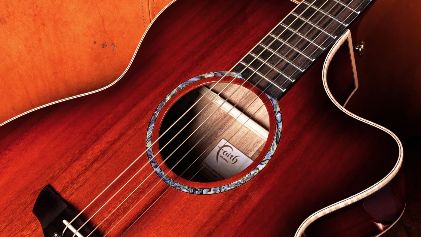 Faith Blood Moon Venus Cutaway Electro FVBMB | Handmade Acoustic