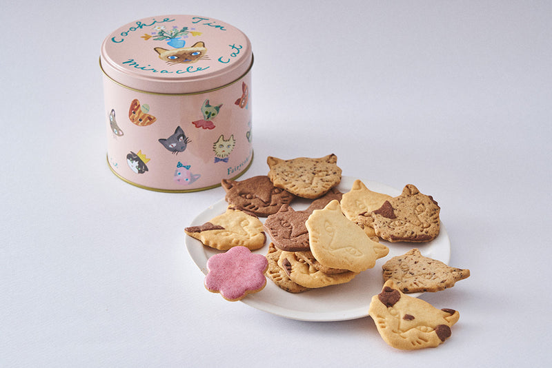 2/22発売！春色ネコクッキー缶とボール&チェーン限定コラボバッグ