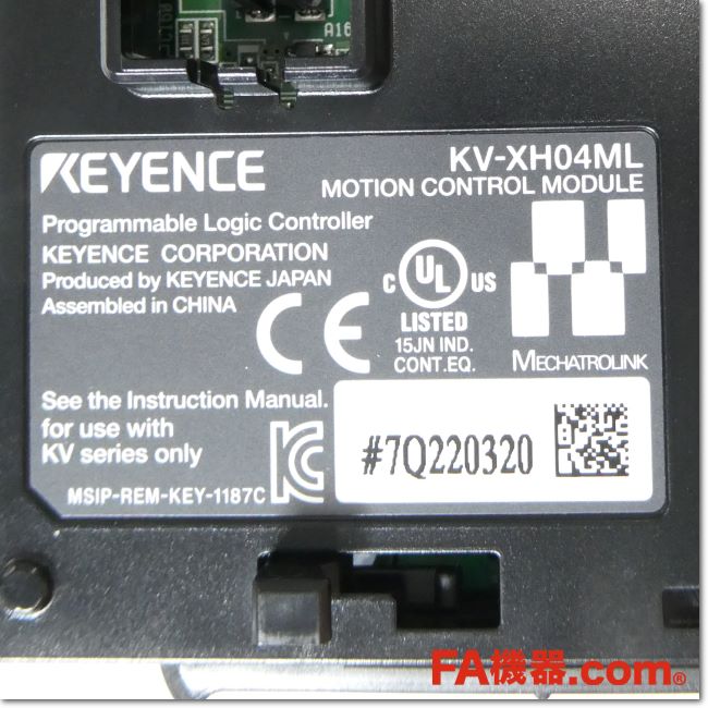 FA機器ドットコム / KV-XH04ML 位置決め・モーションユニット 4軸