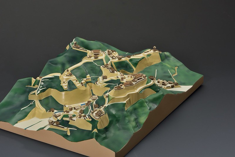 高天神城のジオラマ復元模型（城ラマ） | 高天神城のガイド | 攻城団