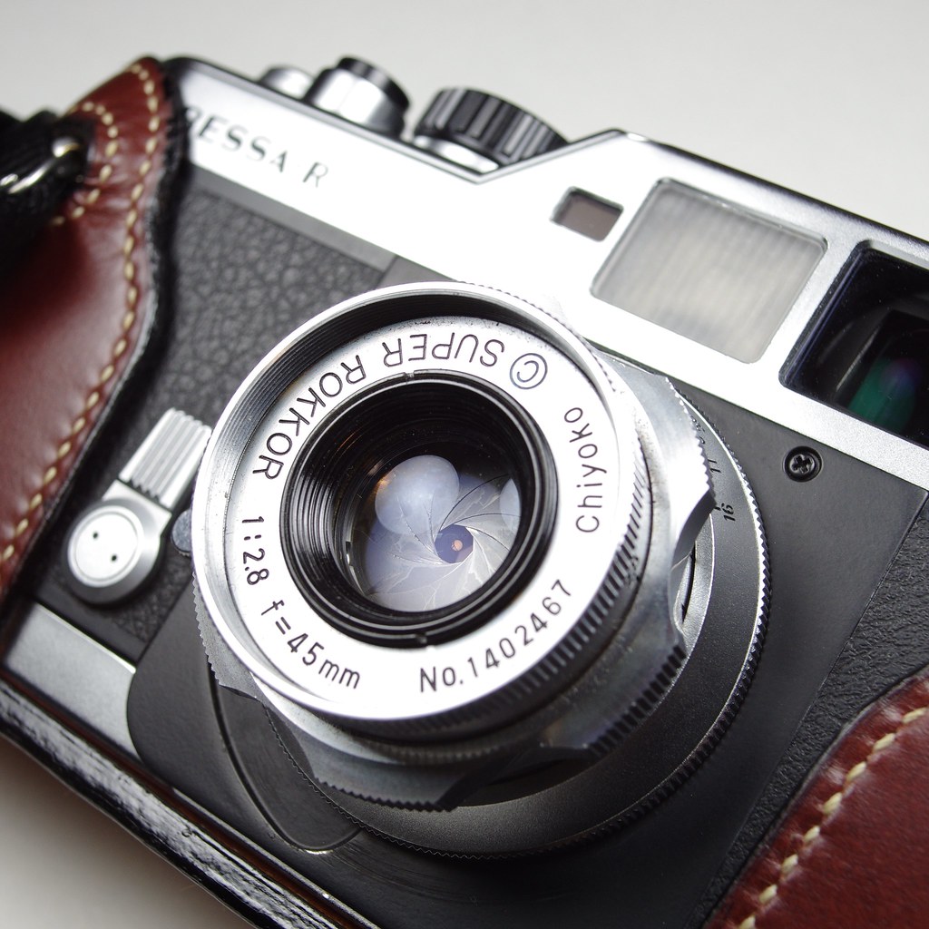 老鏡器材控: 千代田光學Minolta Chiyoko Super-Rokkor 45mm f/2.8