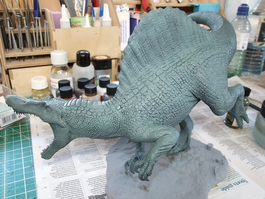 Spinosaurus - Pegasus Hobbies 1/24 Diorama set - Figure Work In