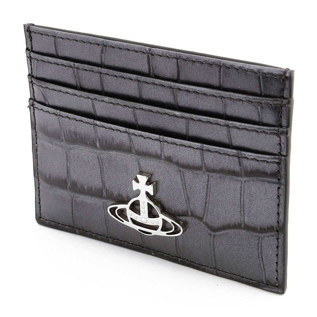 Vivian Westwood Vivienne Westwood card case embossed crocodile leather