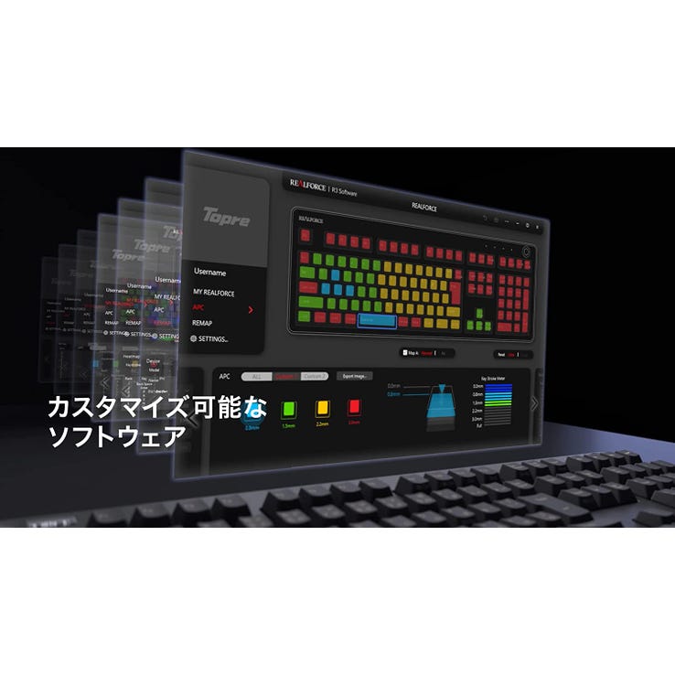 レンタル] 東プレ REALFORCE R3 R3HA13 無線フルキーボード 日本語配列