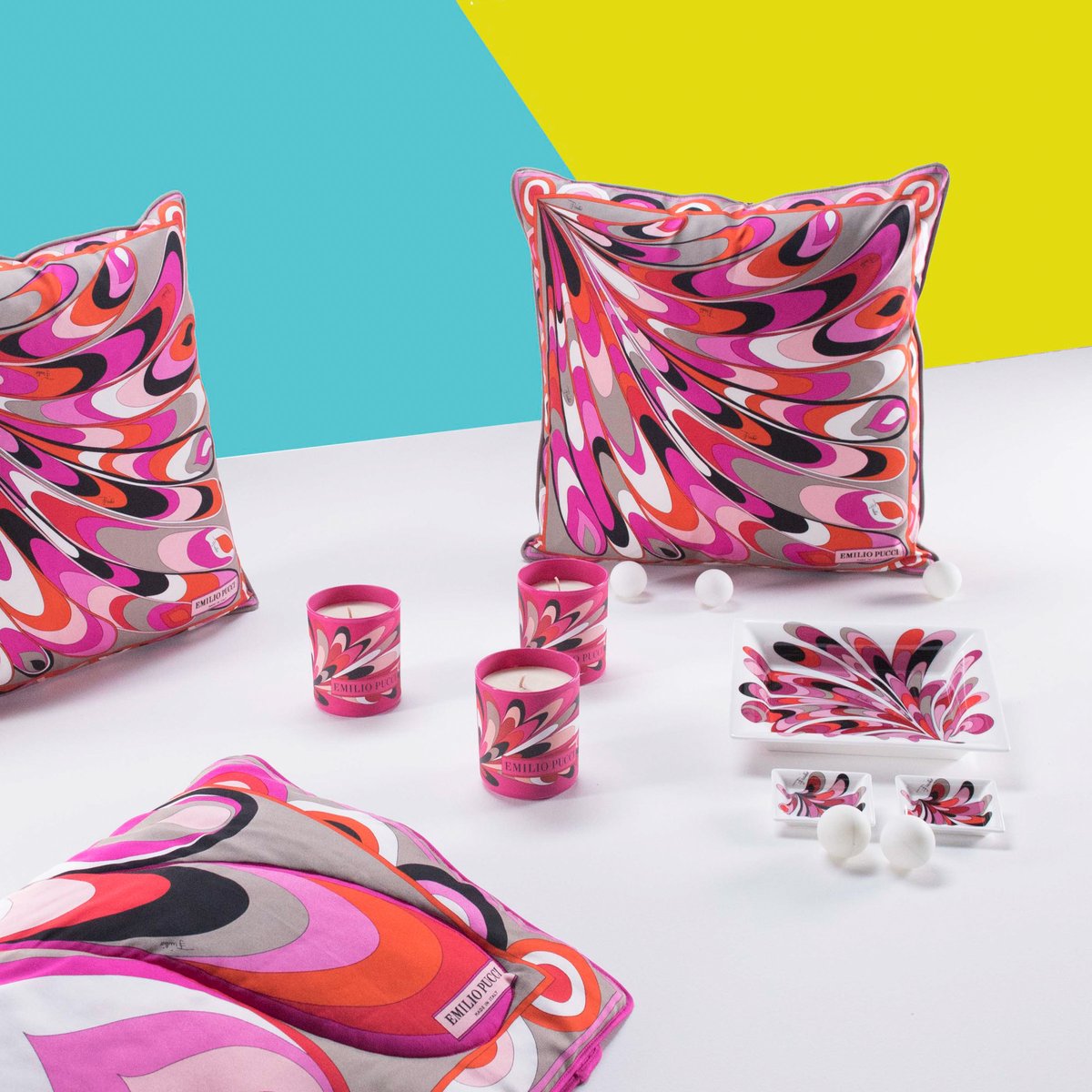 エミリオ・プッチ」から新インテリアコレクションがデビュー、シルク