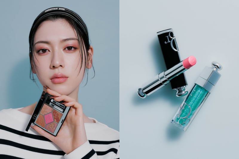 三吉彩花がまとう「ディオール」2025年夏新色メイク 旬の輝きを
