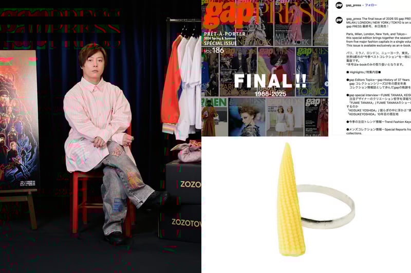 コレクション情報誌「gap」シリーズが休刊、ヴィヴィアン タム運営会社