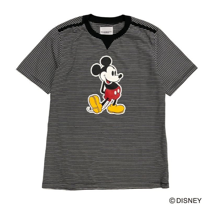 タカヒロミヤシタザソロイスト.」からミッキーマウスのプリントTシャツ