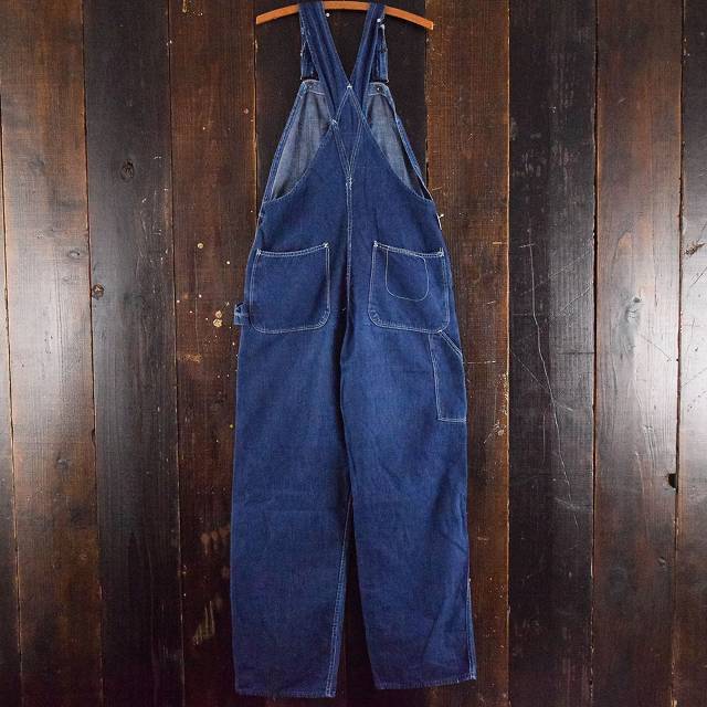 40's〜50's 月桂樹ボタン デニムオーバーオール 40年代 50年代 60年代