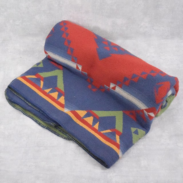 ラルフローレン アメリカ製 ラグ 大判 総柄 │ヴィテージ古着屋Feeet