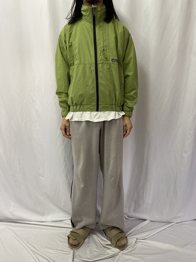 90年代 90s アメリカ製 パタゴニア アウトドア 黄緑 フルジップ