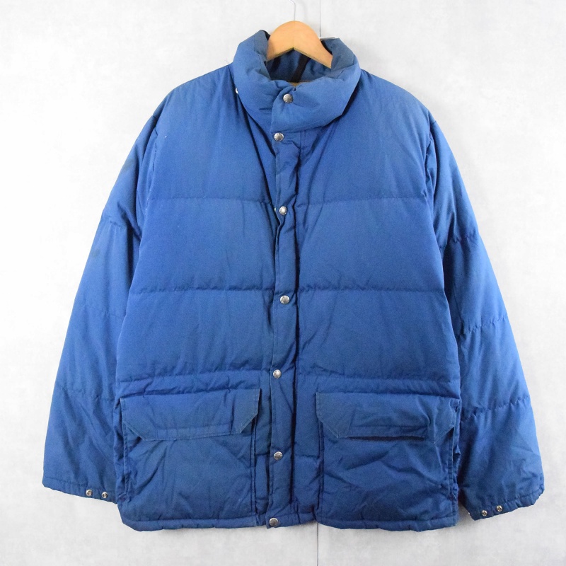 80年代 80s ノースフェイス アメリカ製 アウトドア 青 ブルー