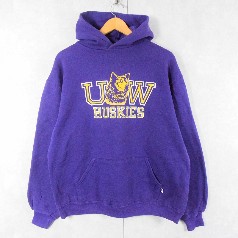 80年代 80s ラッセルアスレチック アメリカ製 カレッジ 紫 パープル