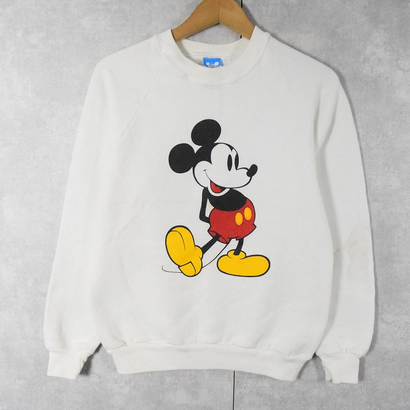 80年代 80s 90s 90年代 アメリカ製 ディズニー ミッキーマウス 白