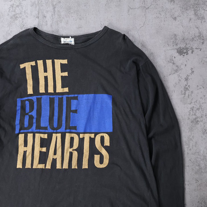 90年代 90s 長袖Tシャツ ブラック 黒 ザブルーハーツ │ヴィテージ古着