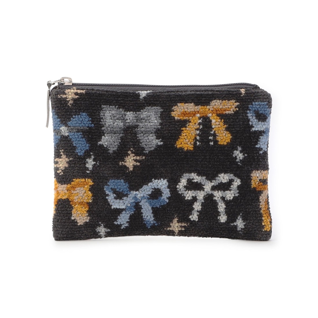 メニーリボンズ ティッシュポーチ L/MYR-257469(チャコールグレー