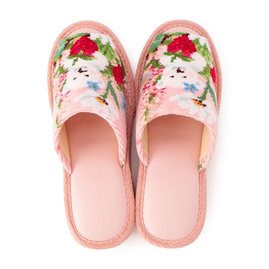 ハブアワンダフルデイ！ ヒールスリッパ HWD-241491(ペールピンク