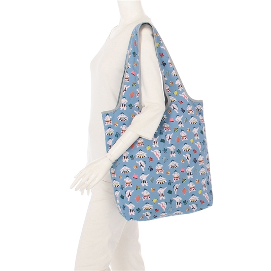 ハッケヨイ 転写バッグ L/HAK-257292(ライトブルー): LOVERARY BY