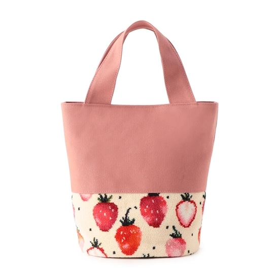 ストロベリードット バッグ L/STD-223014(ピンク): LOVERARY BY FEILER