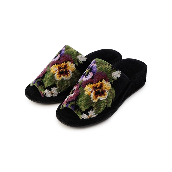 ナイツドリーム ヒールスリッパ NID-241397(ブラック): FEILER