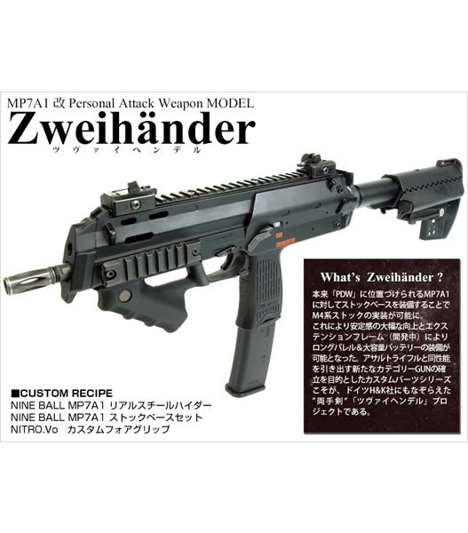 ミリタリーショップ Fellowes / LAYLAX F-FACTORY マルイ 電動MP7用