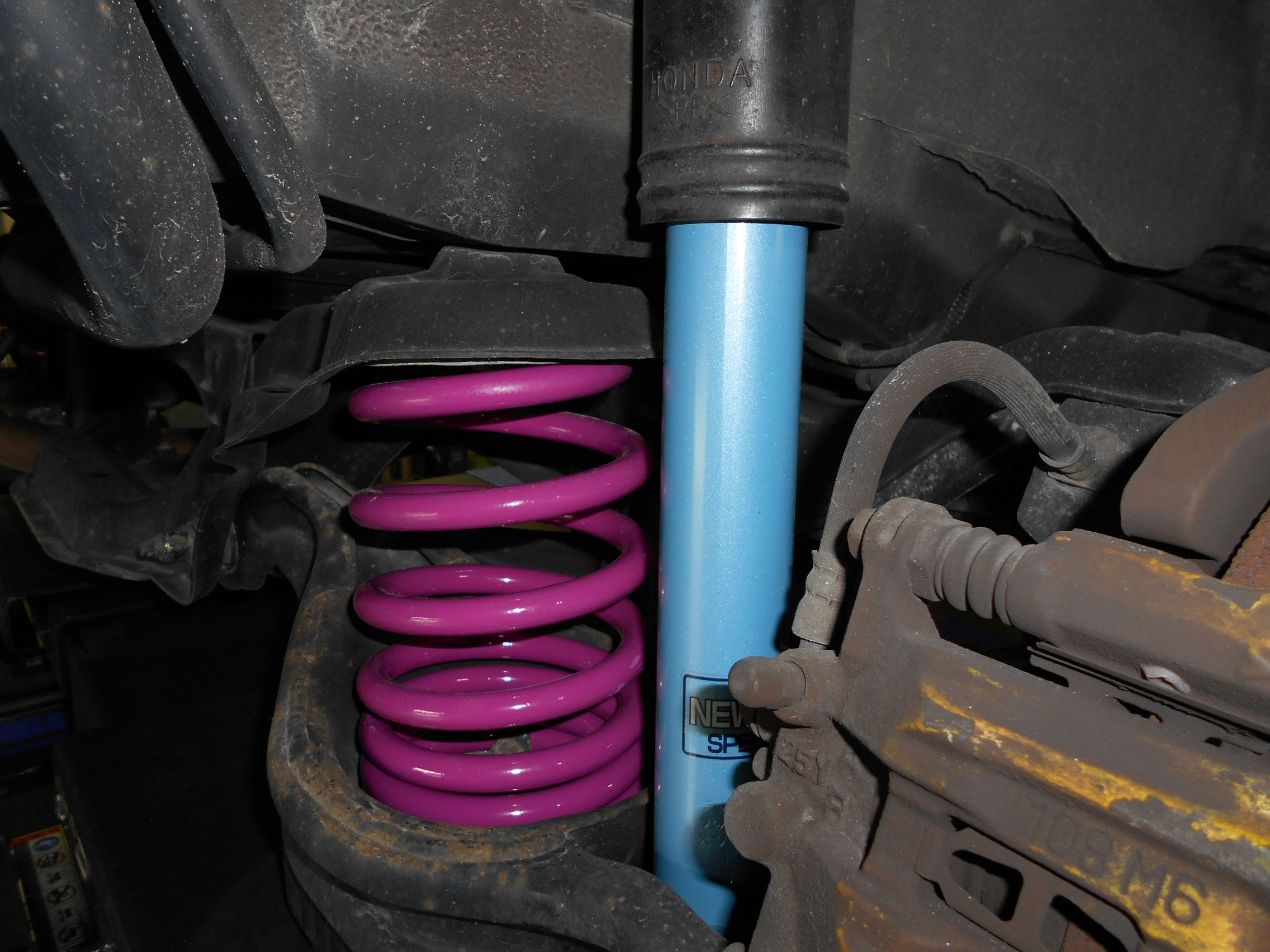 ステップワゴン RF3 サスペンション交換とアライメント - カー用品持込