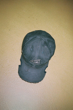 Distressed Notch Cap / Faded Black ノッチ ブラック キャップ FIFTH