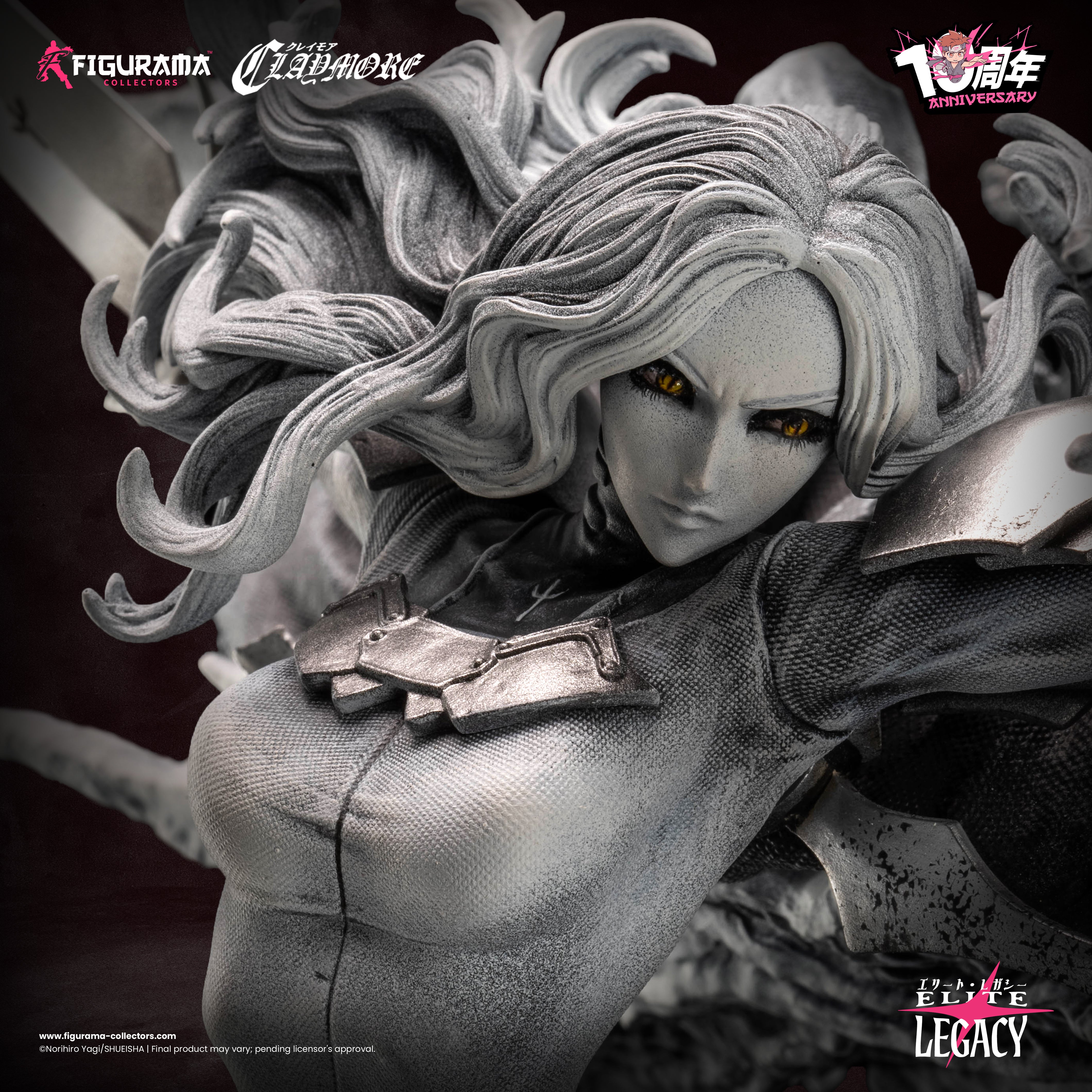 Claymore: Teresa vs. Priscilla 10th anniversary edition statue