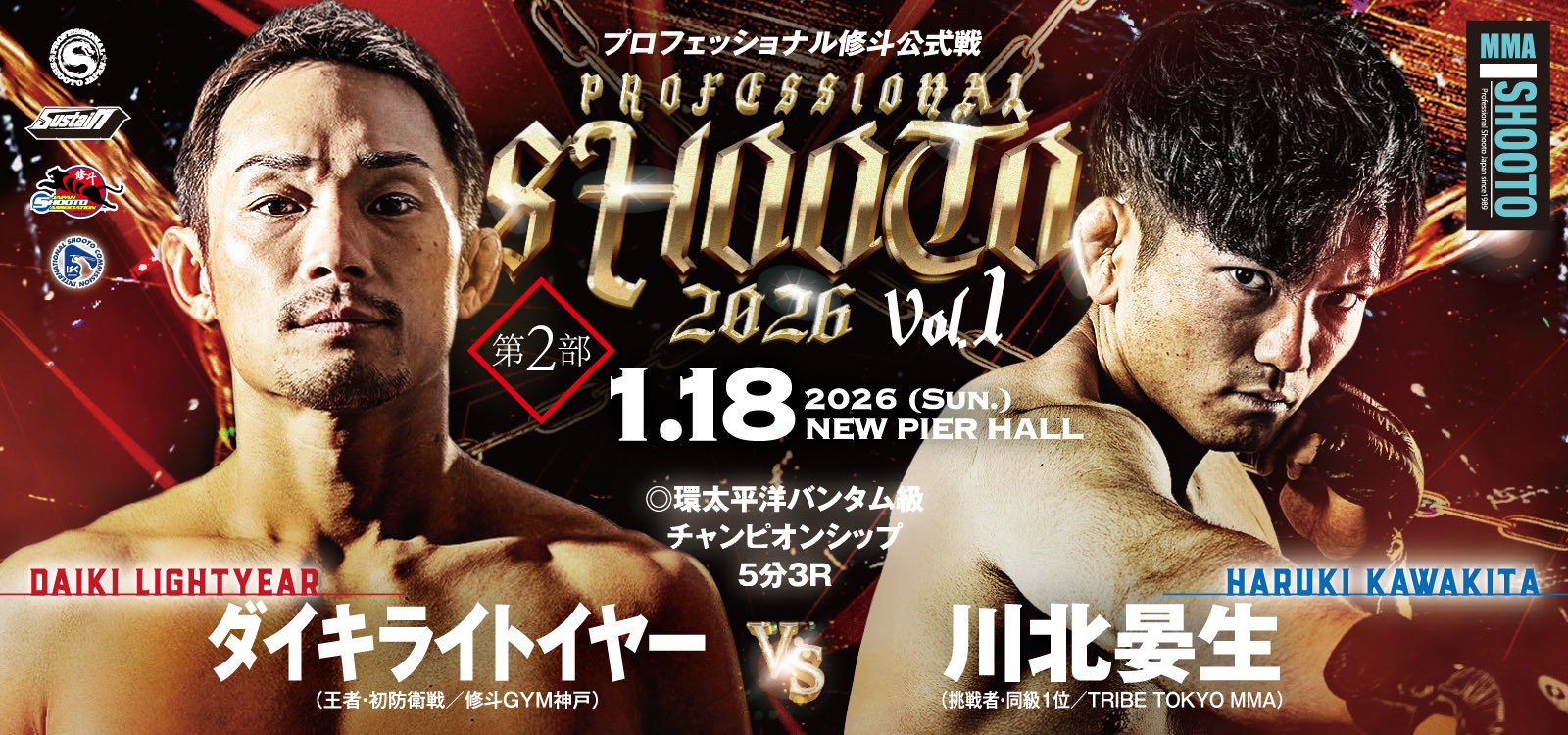 プロ修斗ニューピアホール大会 第2部 #shooto0118 | FIGHT MEMO for 修斗旅