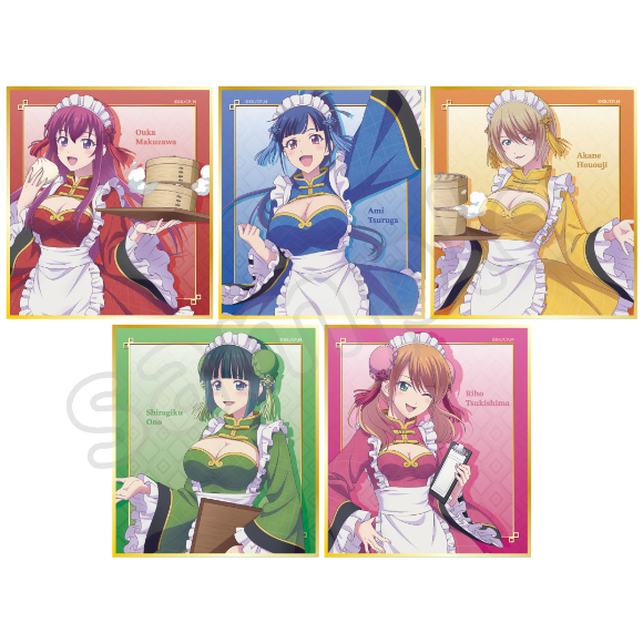 女神のカフェテラス トレーディングミニ色紙｜むにゅぐるみパティオ