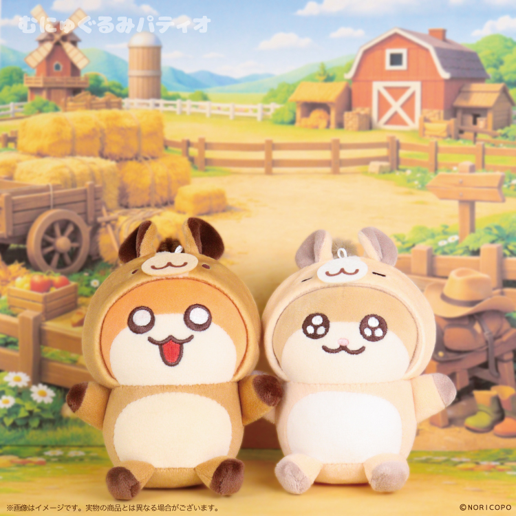 予約販売】クソハムちゃんむにゅぐるみマスコット 午年【2月末頃順次