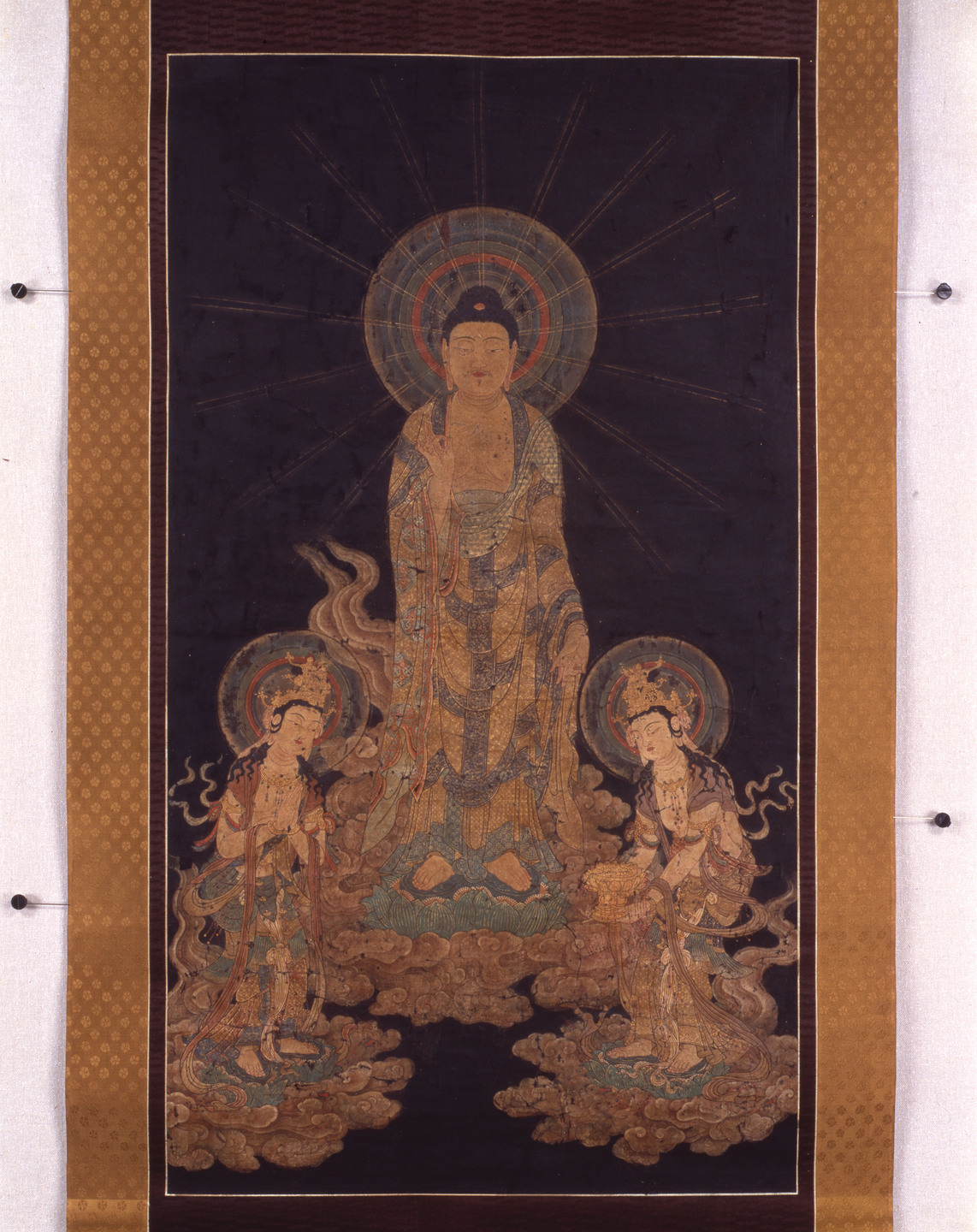 阿弥陀三尊来迎図 | Keio Object Hub: 慶應義塾のアート＆カルチャーを