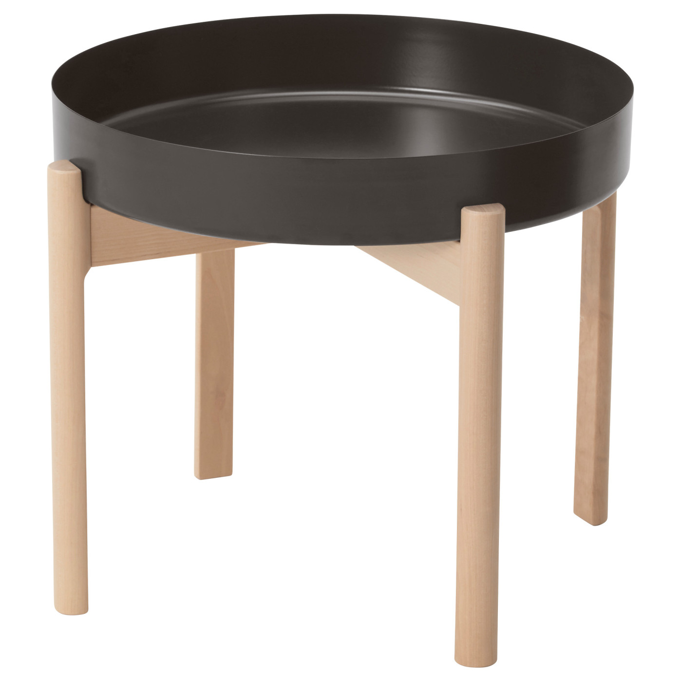 YPPERLIG coffee table dark grey/birch - IKEA