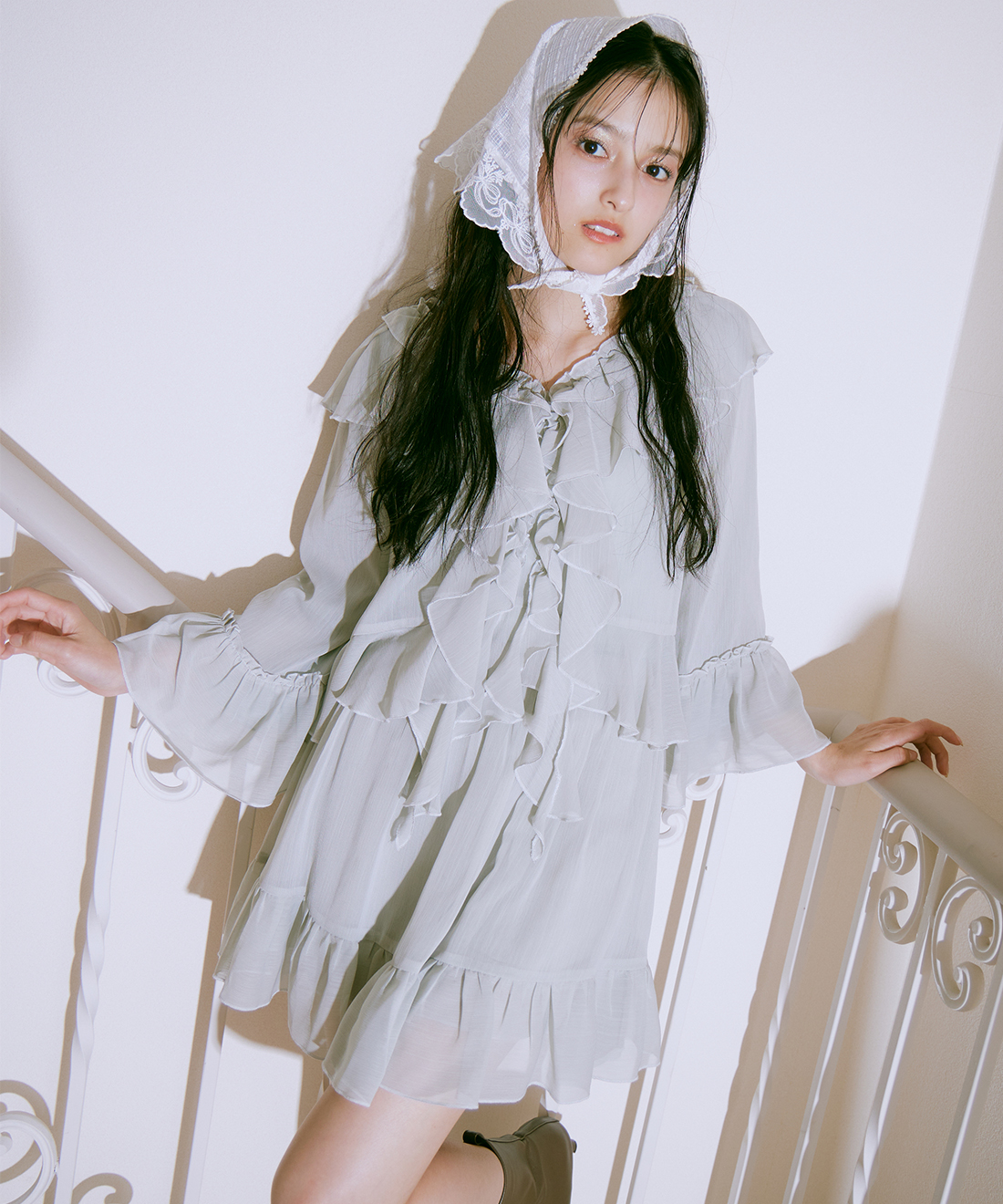 フリルブラウス＆スカショーパンセット｜PETAL ONLINE（ペタルオンライン）