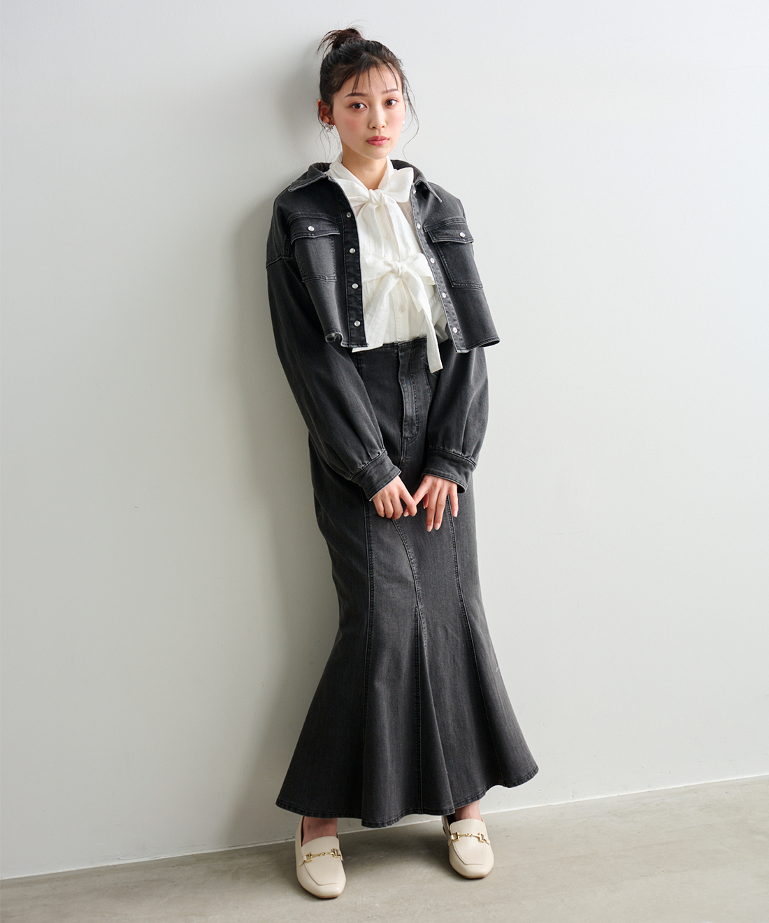 デニムマーメイドスカート｜PETAL ONLINE（ペタルオンライン）