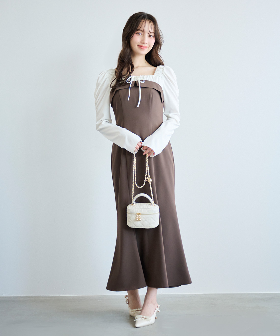 ブラウスレイヤードワンピース｜PETAL ONLINE（ペタルオンライン）