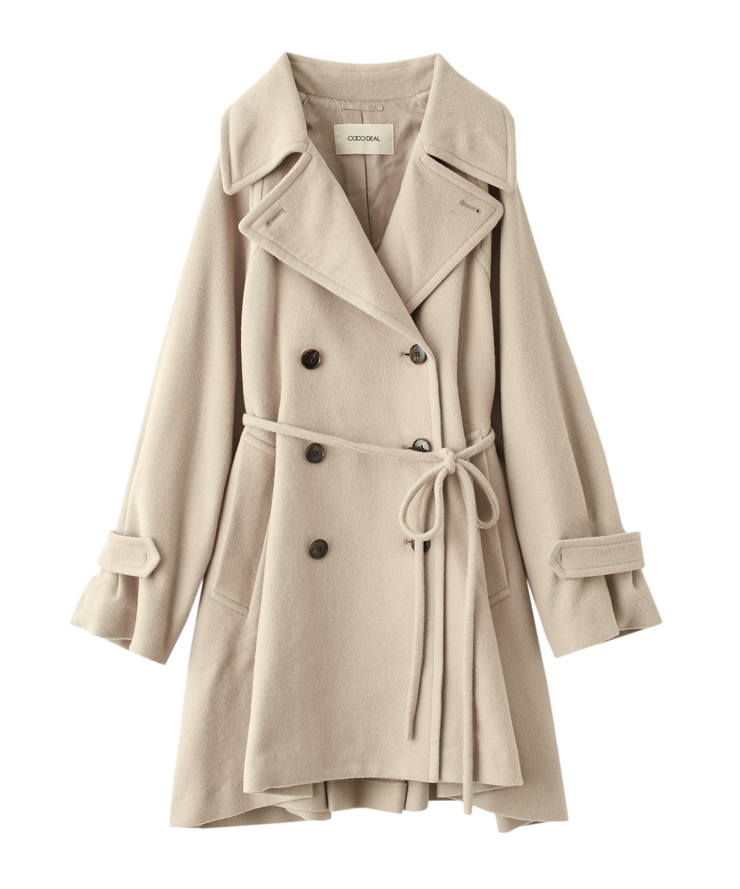 ミドル丈ウールトレンチコート｜PETAL ONLINE（ペタルオンライン）