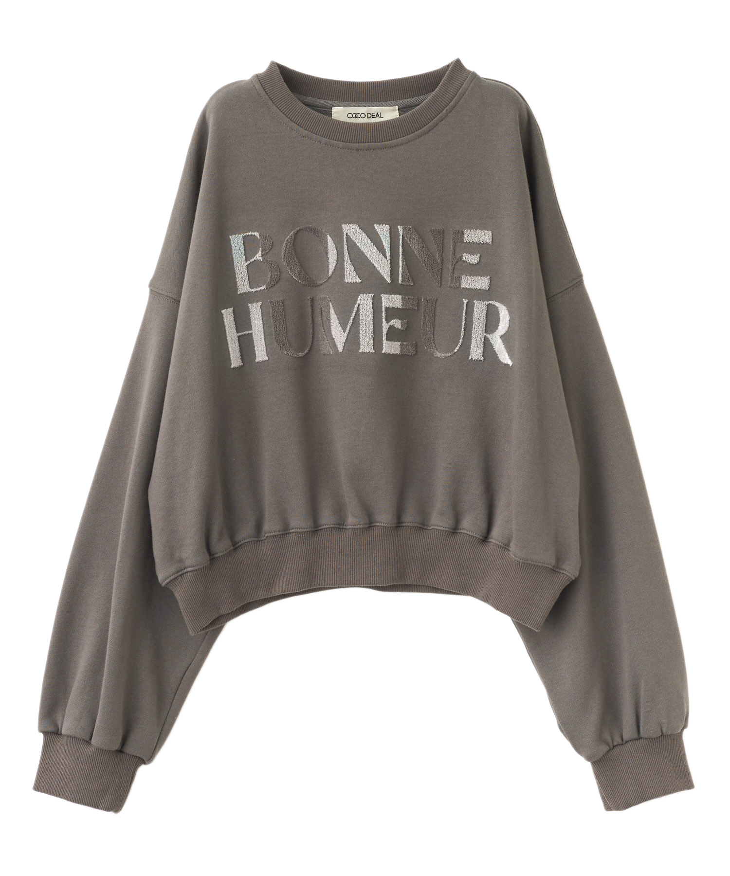 ブラシ刺繍ロゴスウェット｜PETAL ONLINE（ペタルオンライン）