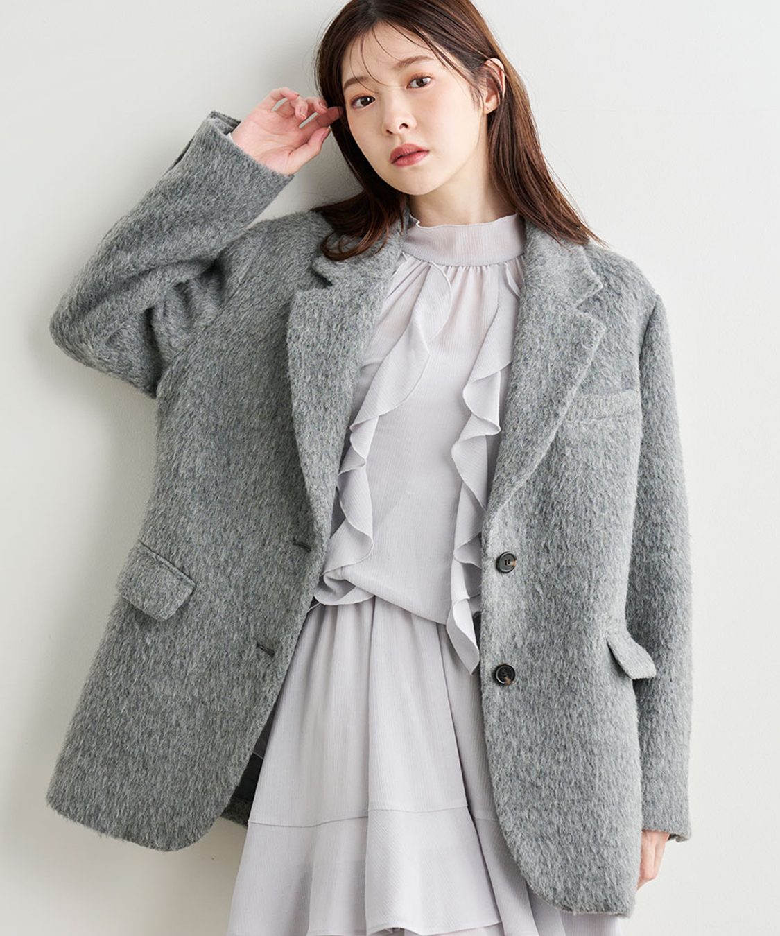 ウールシャギージャコット｜PETAL ONLINE（ペタルオンライン）