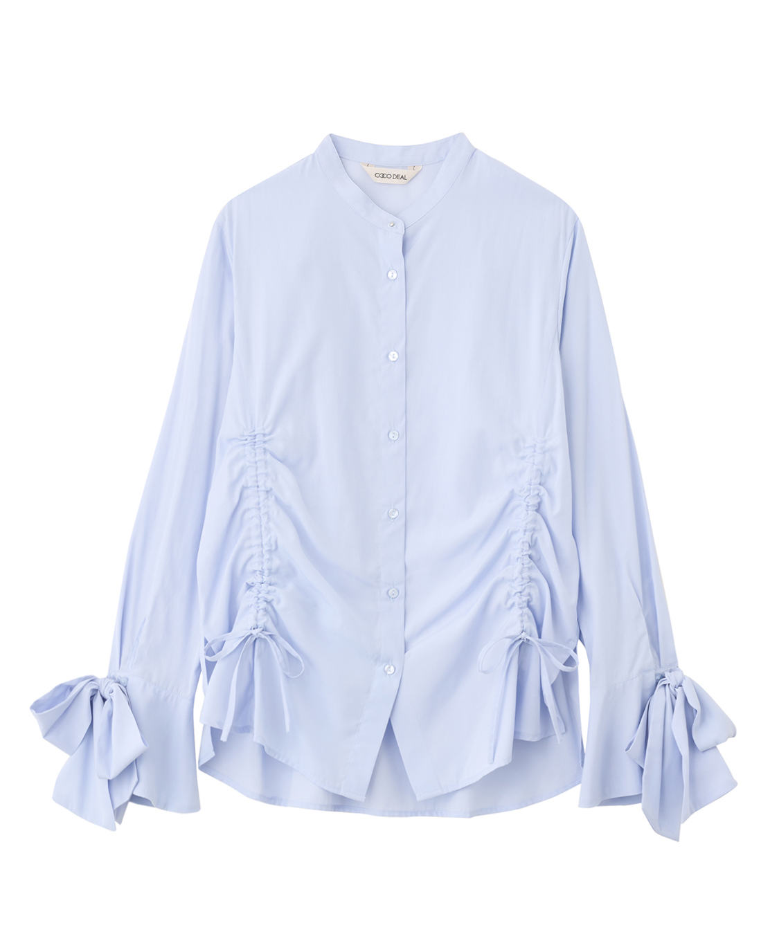 リボンスリーブドロストシャツブラウス｜PETAL ONLINE（ペタルオンライン）