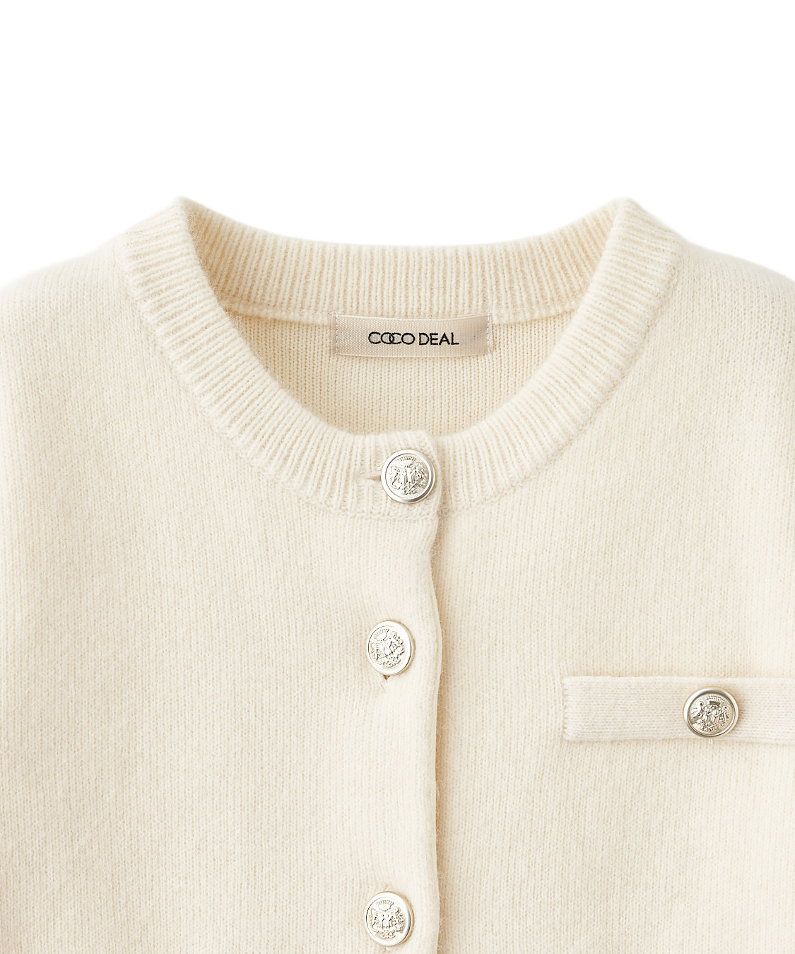 ラクーン混ダブルフェイスニットカーディガン｜PETAL ONLINE（ペタル