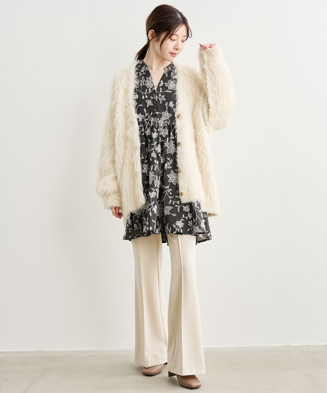 ロングシャギーカーディガン｜PETAL ONLINE（ペタルオンライン）