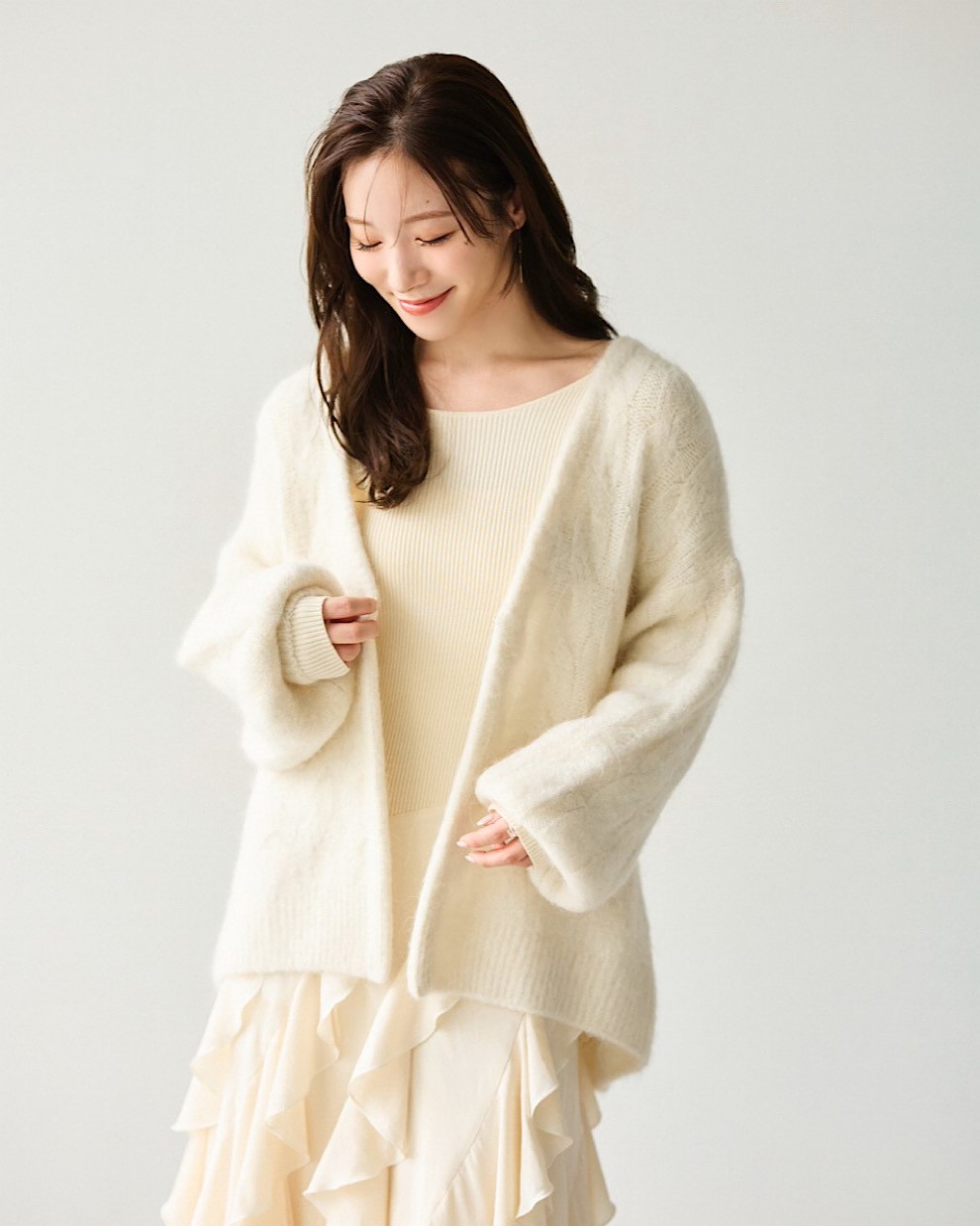 アルパカケーブルガウンカーデ｜PETAL ONLINE（ペタルオンライン）