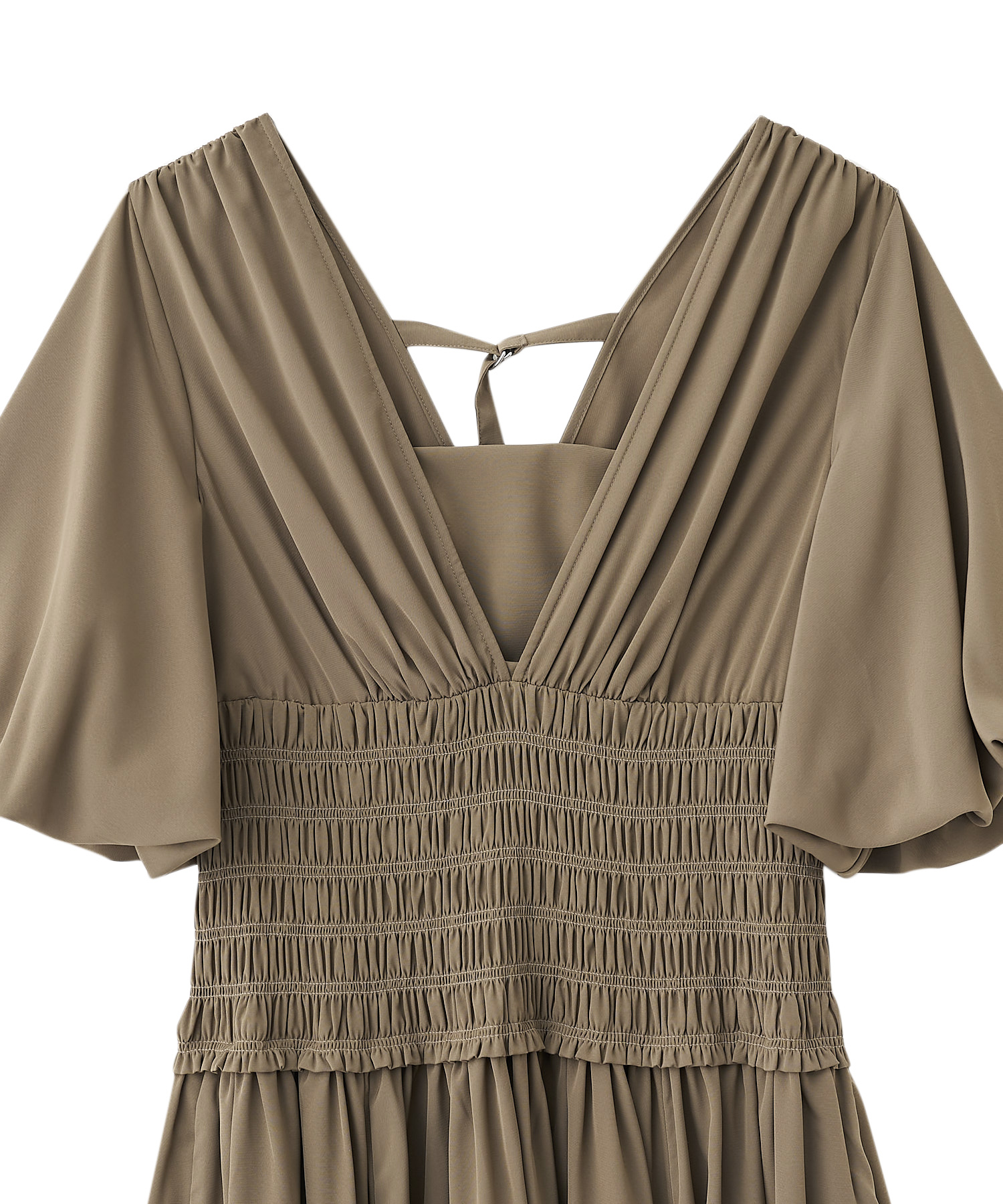 Vネックシャーリングワンピース｜PETAL ONLINE（ペタルオンライン）