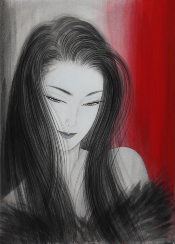 Rouge・情熱のまなざし | 鶴田一郎アートストア ICHIRO TSURUTA