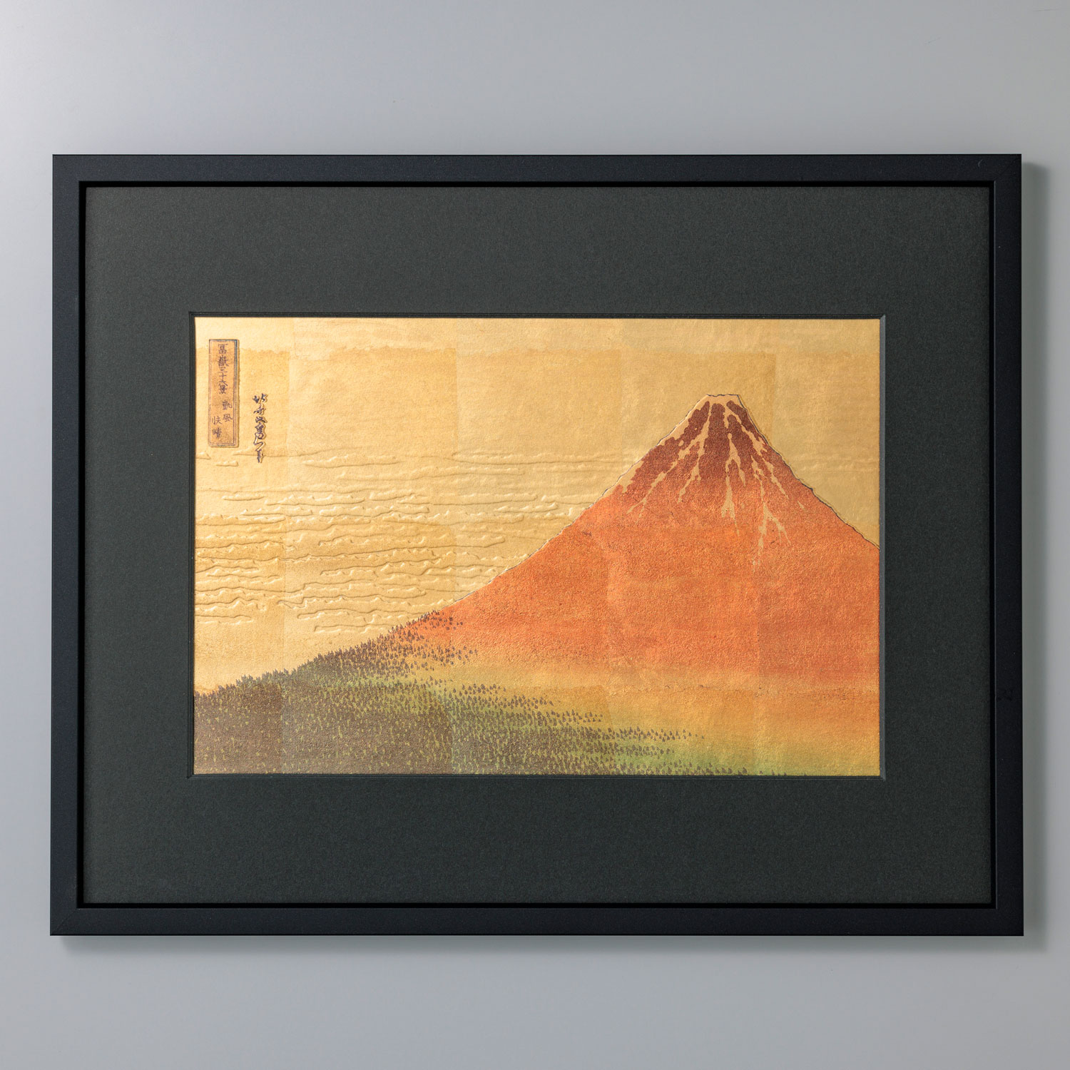 箔名画 立体額 赤富士 | HAKUICHI BUSINESS｜日本らしい金箔のお土産や
