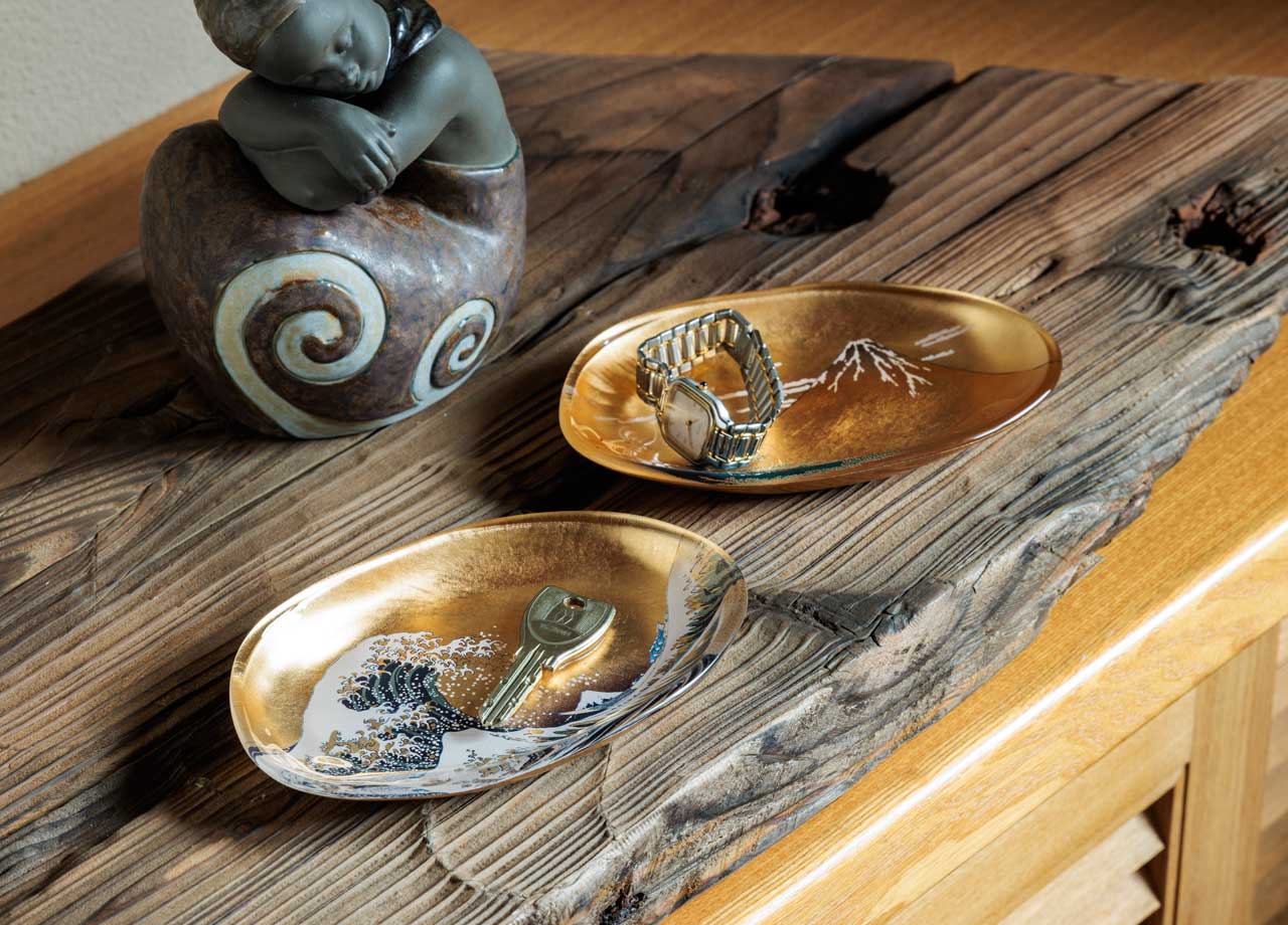 ミャクミャク ガラストレー 金箔 大阪万博 会場限定】箔一